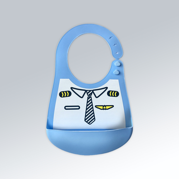 Silicone baby bib